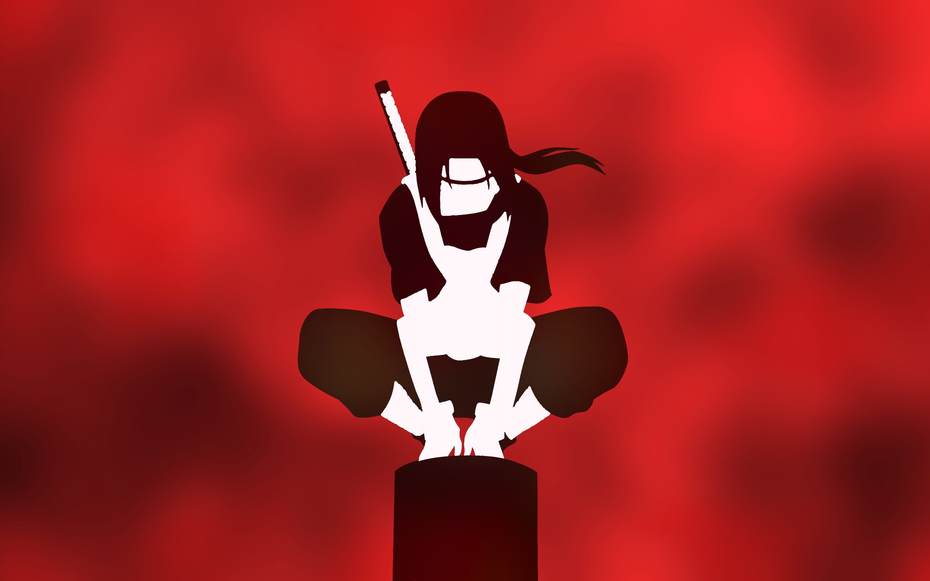 fondo de pantalla de itachi,rojo,dibujos animados,personaje de ficción,animación,ilustración