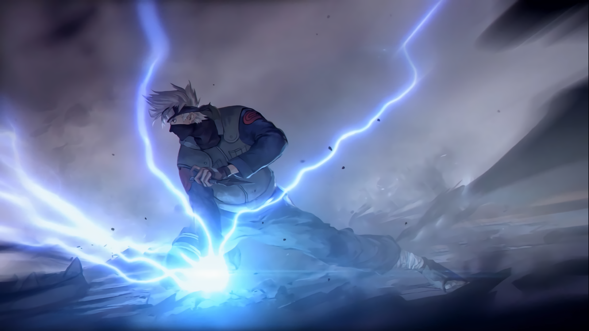kakashi wallpaper,sky,space,anime,lightning,cg artwork