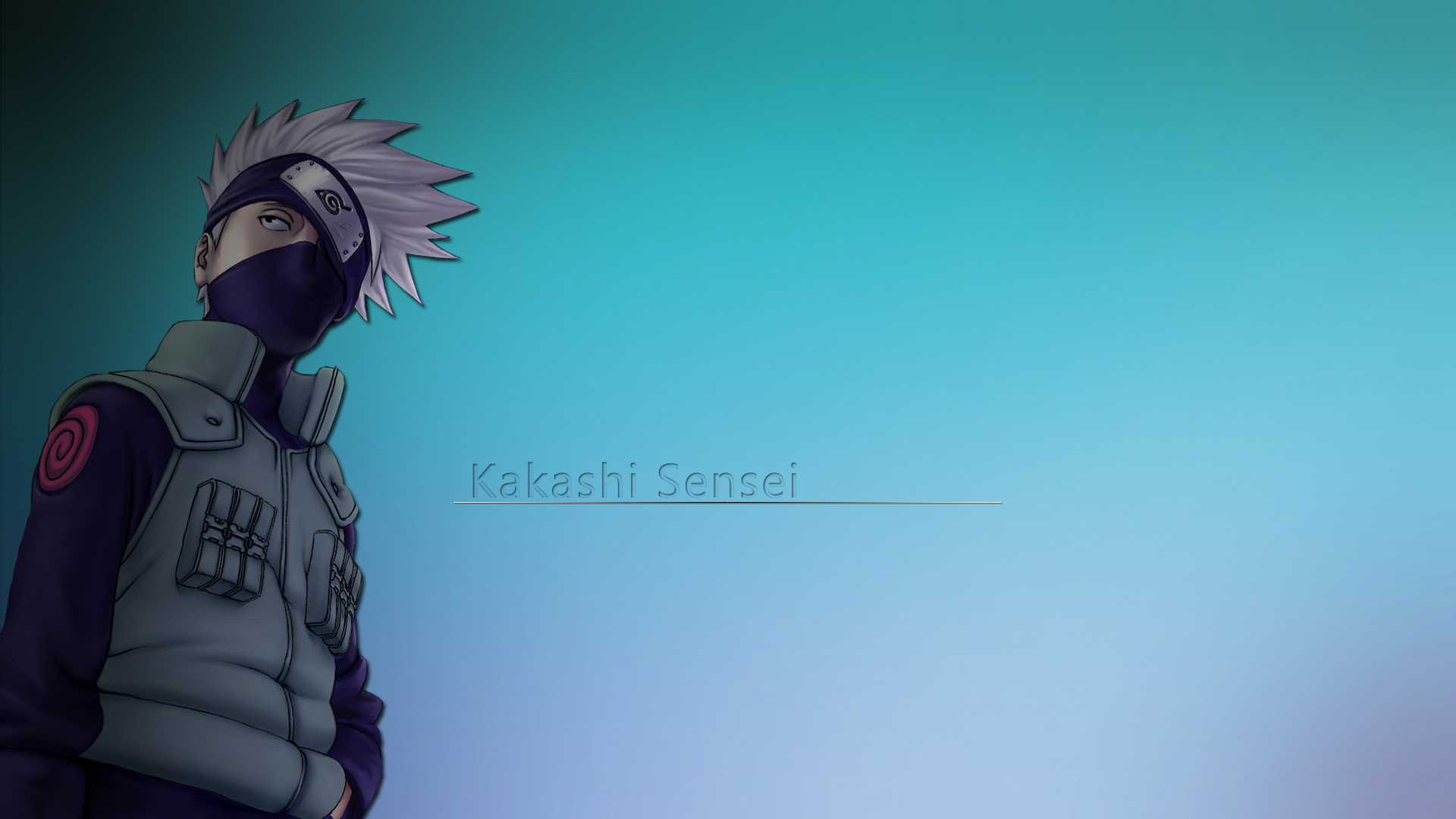 fondo de pantalla de kakashi,anime,cielo,naruto,obra de arte,animación
