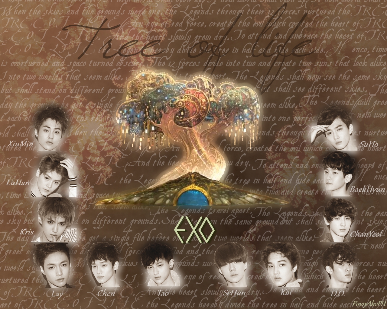 exo wallpaper,text,art,illustration,visual arts,font