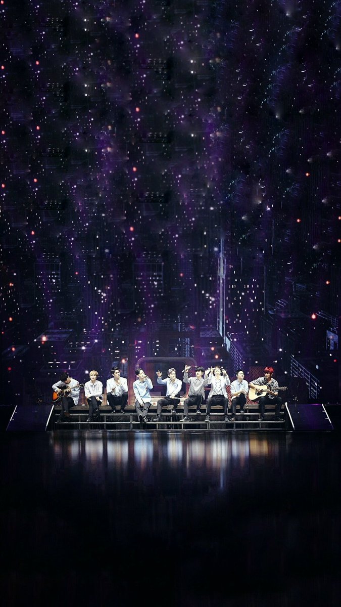 exo wallpaper,lila,himmel,bühne,nacht,dunkelheit