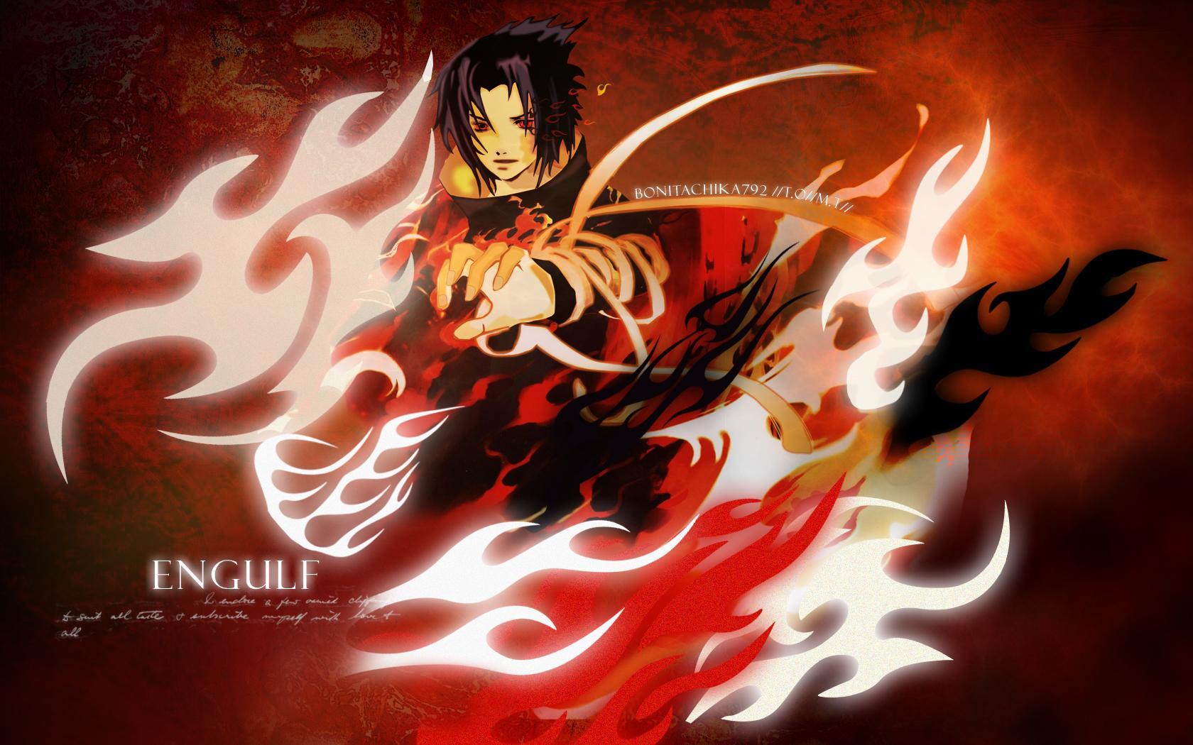 sasuke wallpaper,cg artwork,anime,fictional character,graphic design,graphics