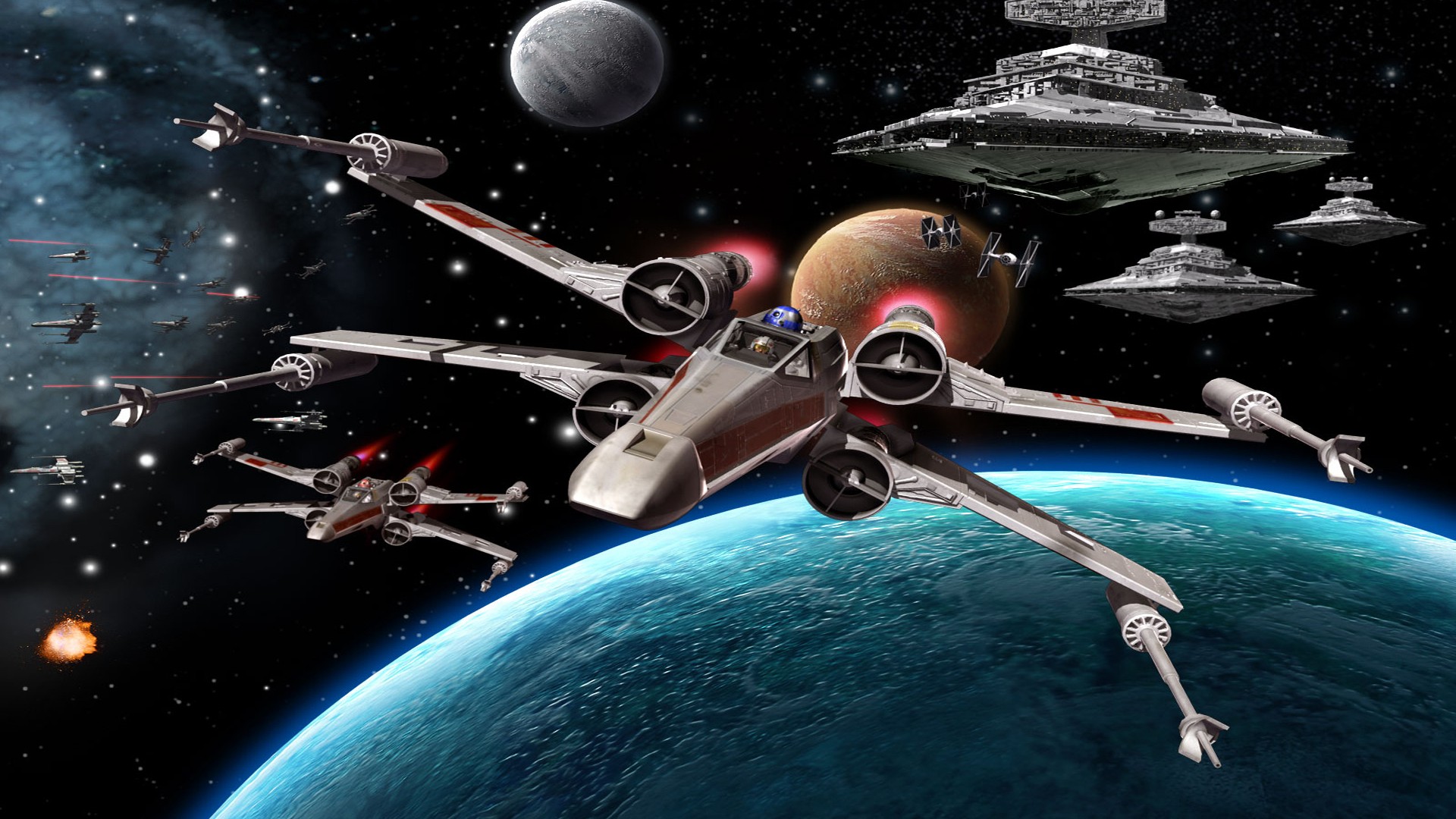 star wars wallpaper hd,spazio,navicella spaziale,stazione spaziale,spazio,ingegneria aerospaziale