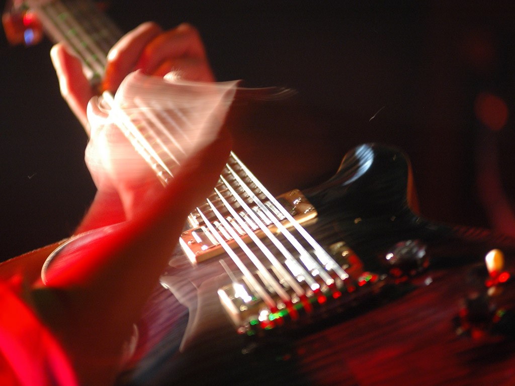 ガンバル壁紙ケレン,赤,音楽,ギター,光,エレキギター