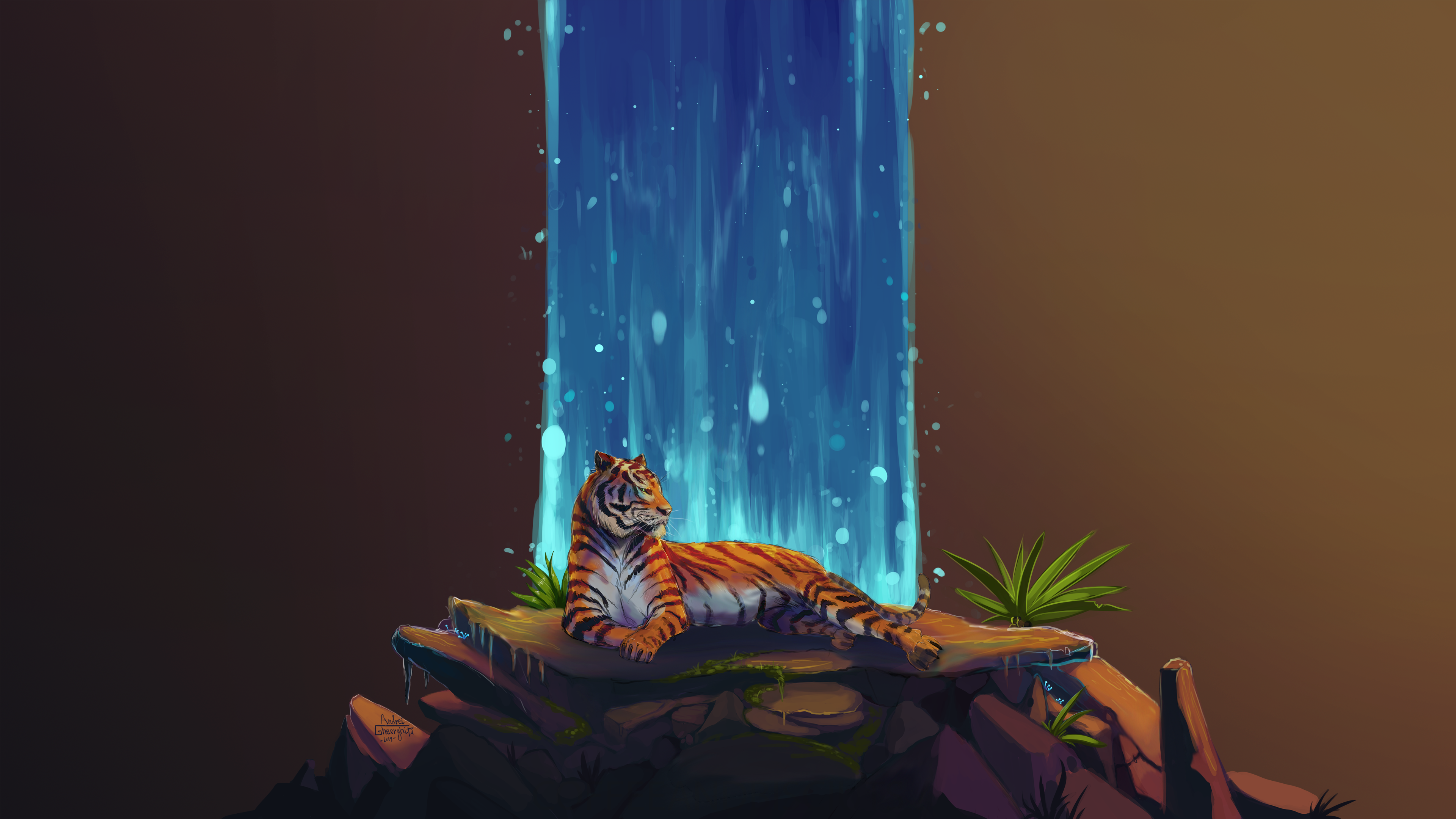 4k fondos de pantalla hd,felidae,grandes felinos,tigre,fauna silvestre,ilustración