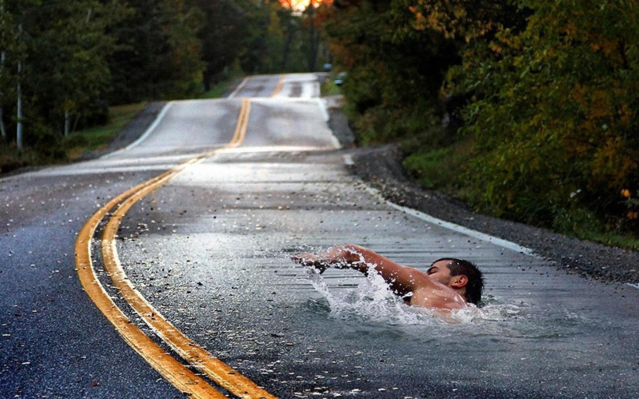 hd wallpaper für pc,straße,wasser,asphalt,spaß,sommer 