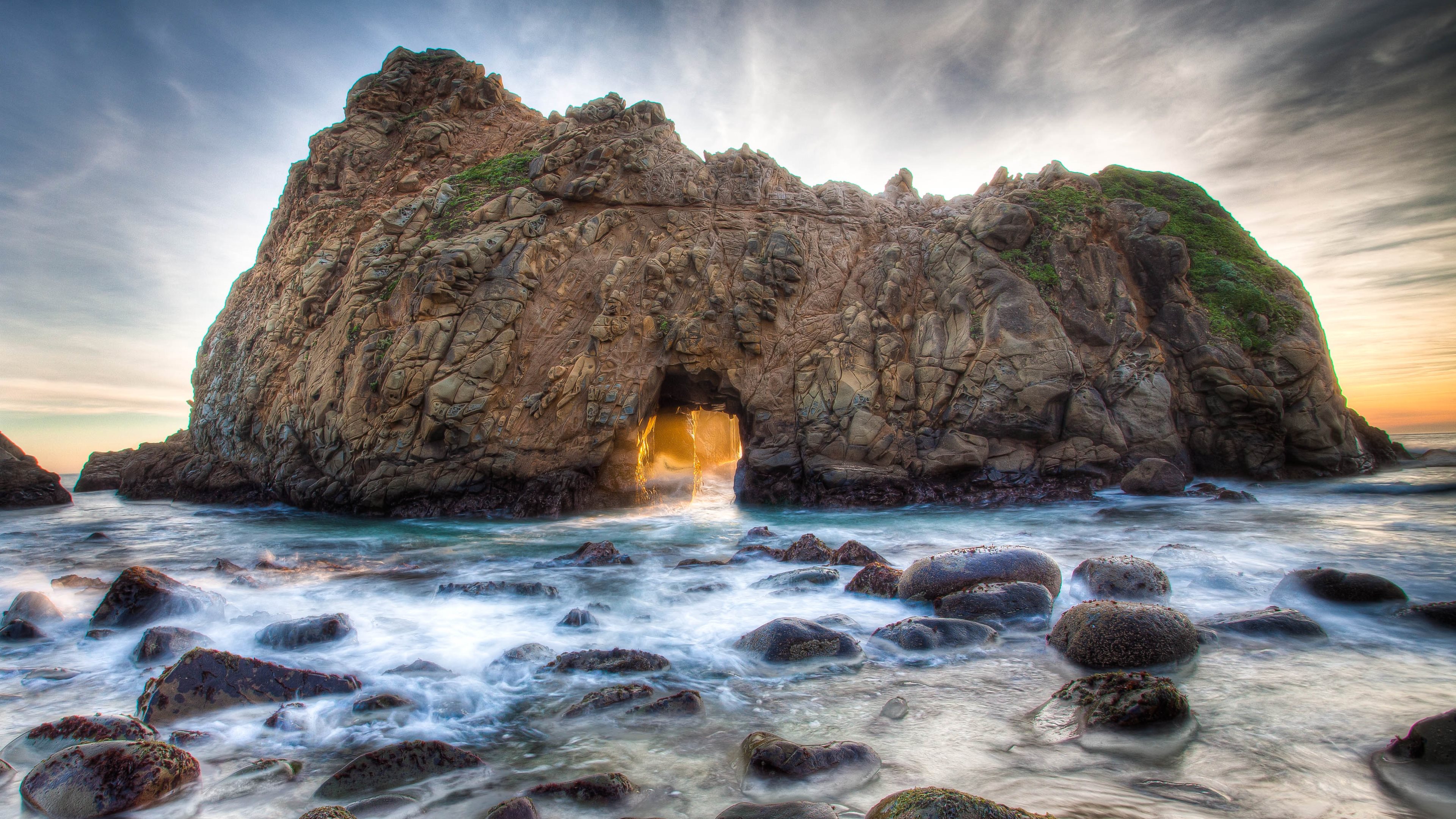 sfondi ultra hd,corpo d'acqua,natura,paesaggio naturale,roccia,mare