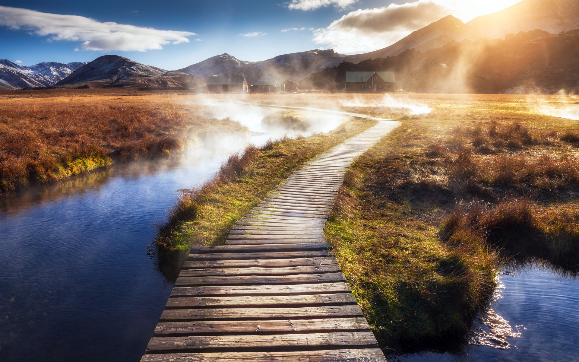 tema wallpaper,natural landscape,nature,reflection,sky,wilderness