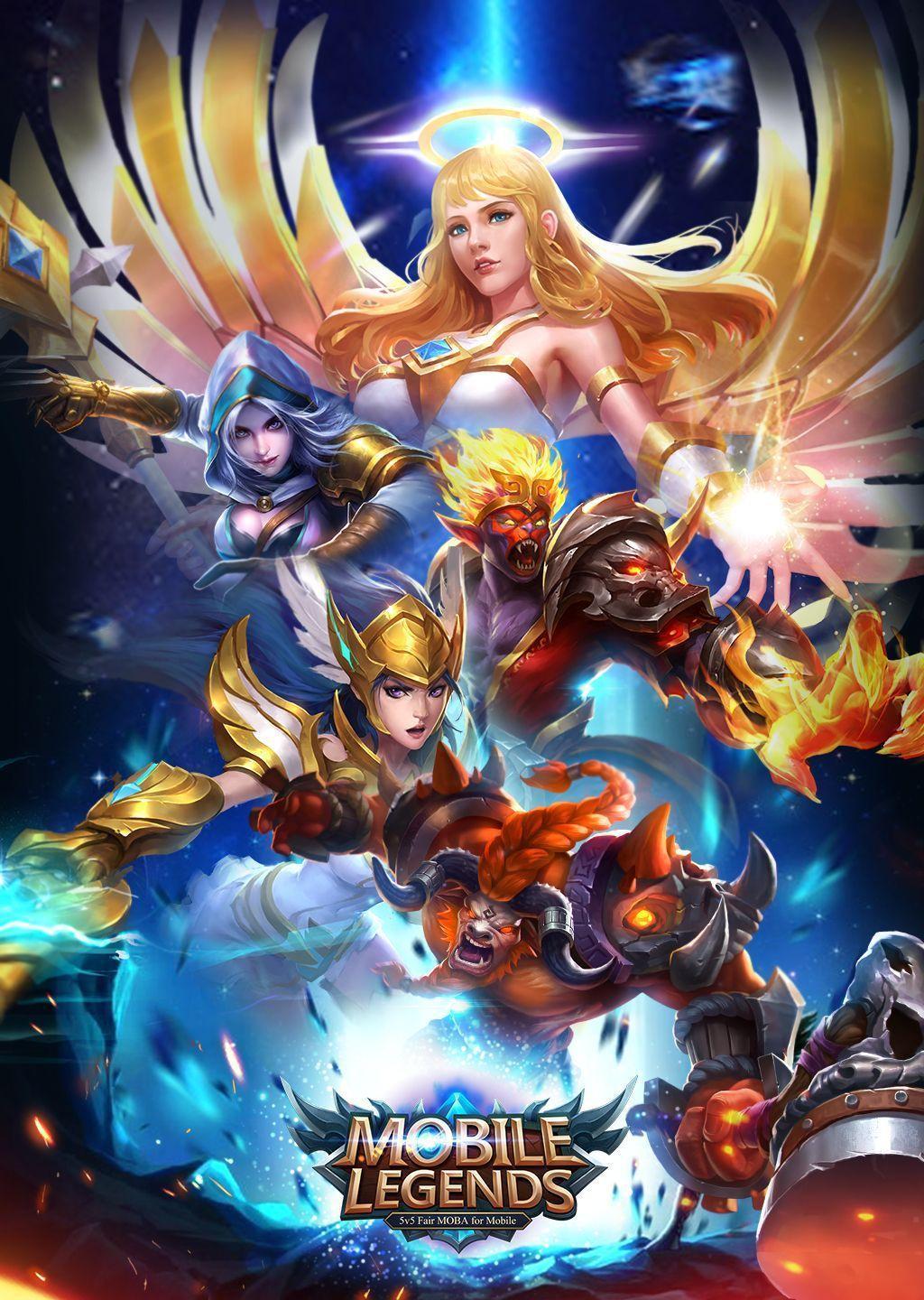 mobile legend wallpaper,hero,cg artwork,fictional character,graphic design,mythology