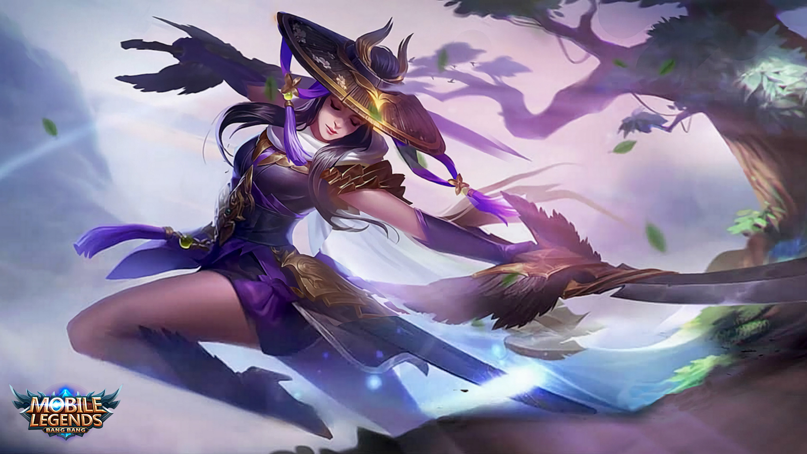 mobile legend wallpaper,cg artwork,fictional character,long hair,illustration,mythical creature