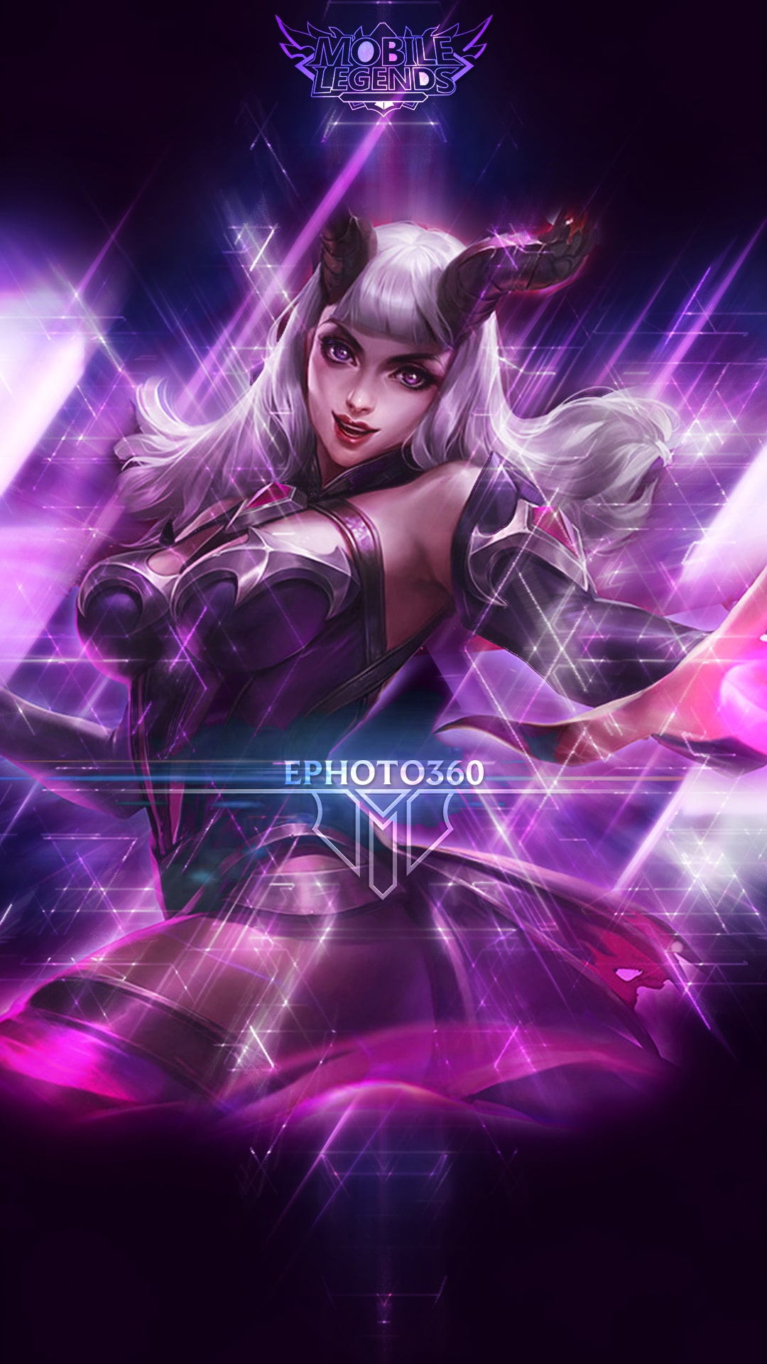 mobile legends wallpaper,violet,purple,cg artwork,illustration,graphic design