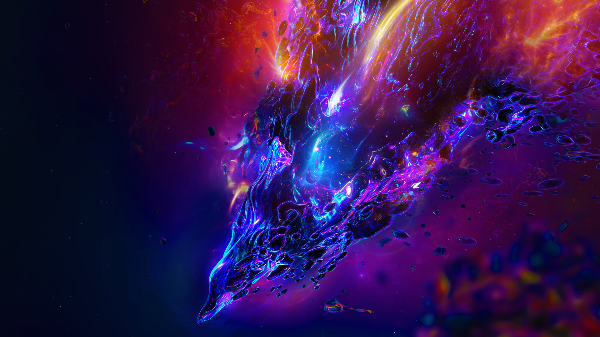 mi wallpaper,blue,purple,violet,water,light