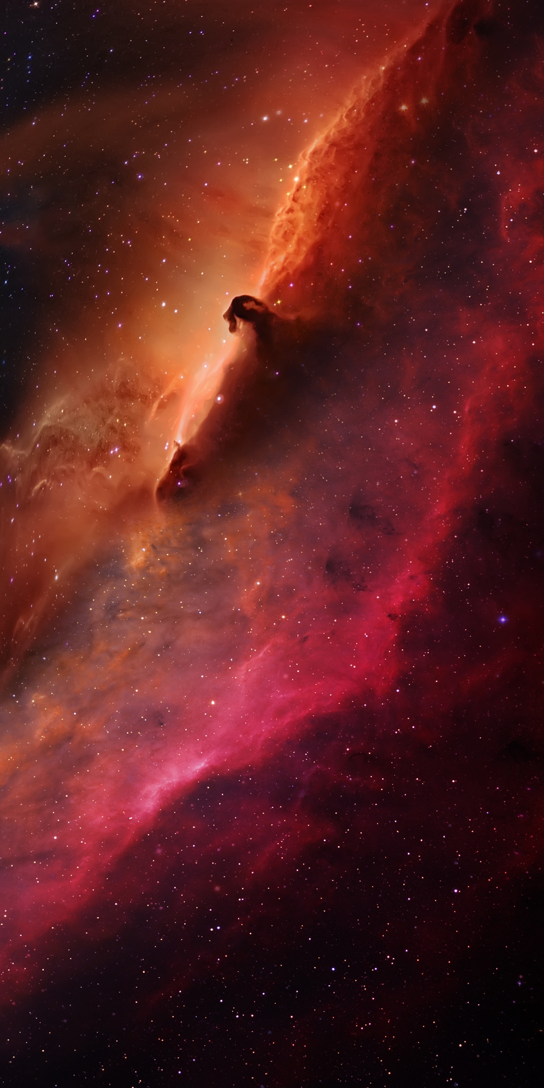 mi wallpaper,nebula,sky,astronomical object,red,geological phenomenon
