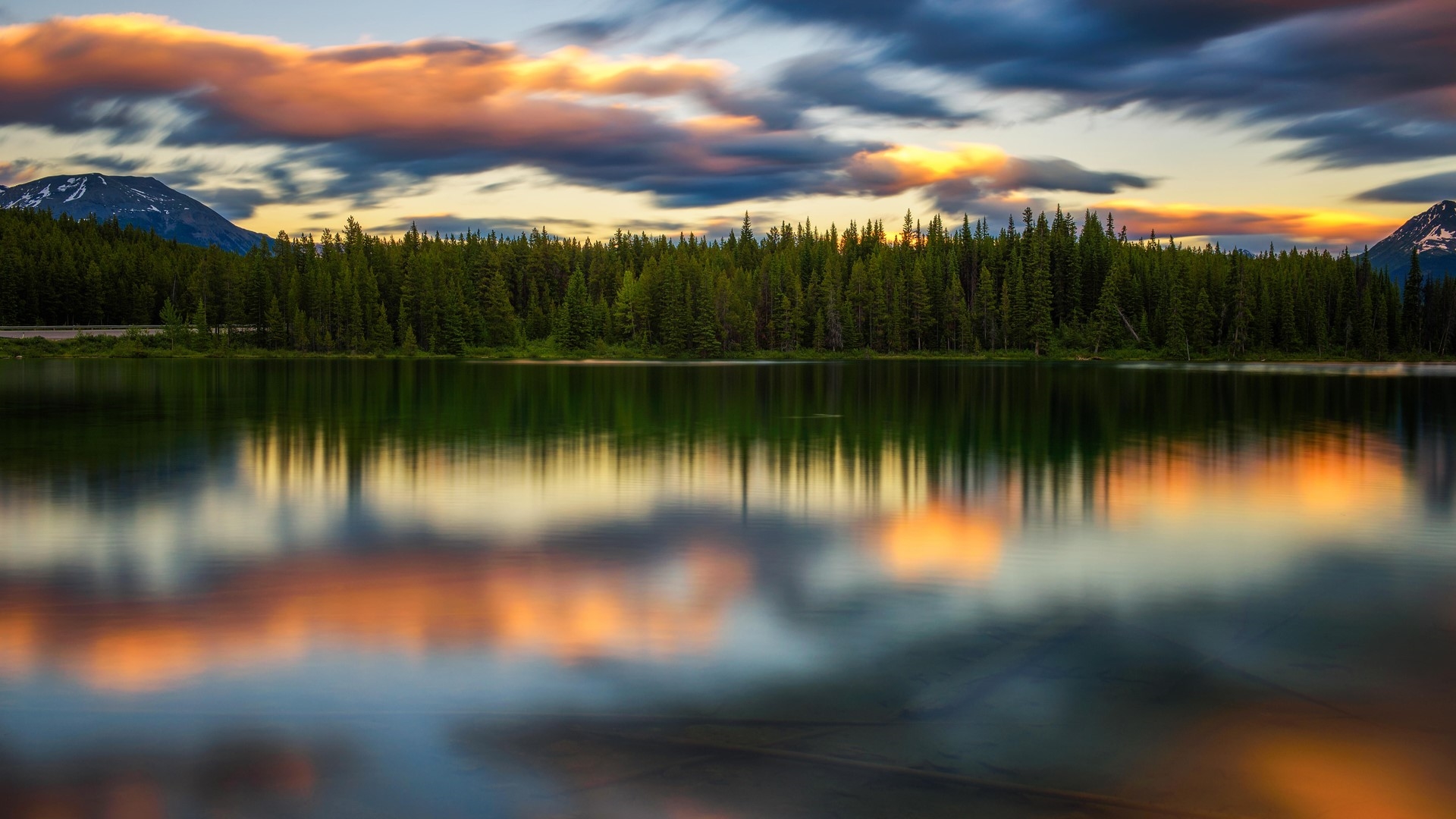 papel pintado canadá,cielo,reflexión,naturaleza,paisaje natural,agua