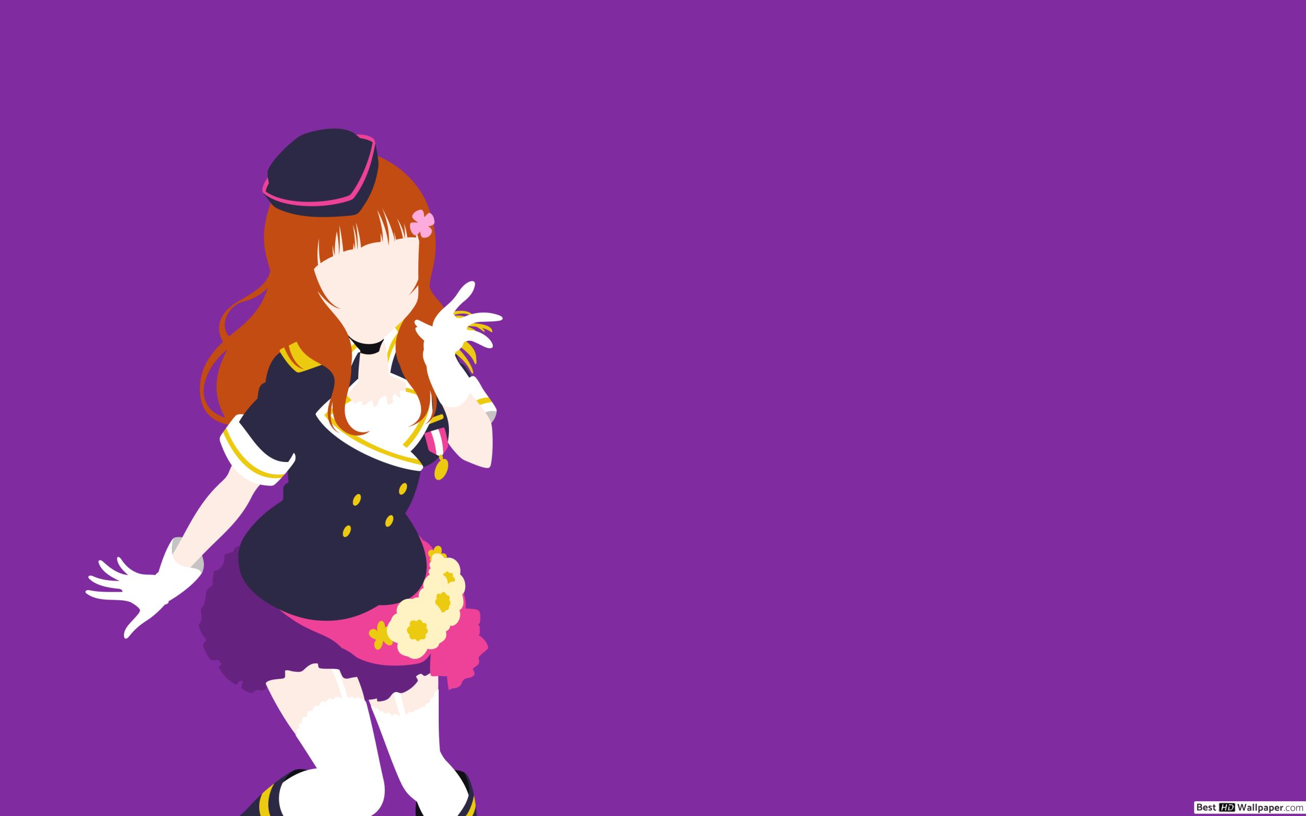 love live wallpaper,cartoon,purple,violet,anime,fictional character