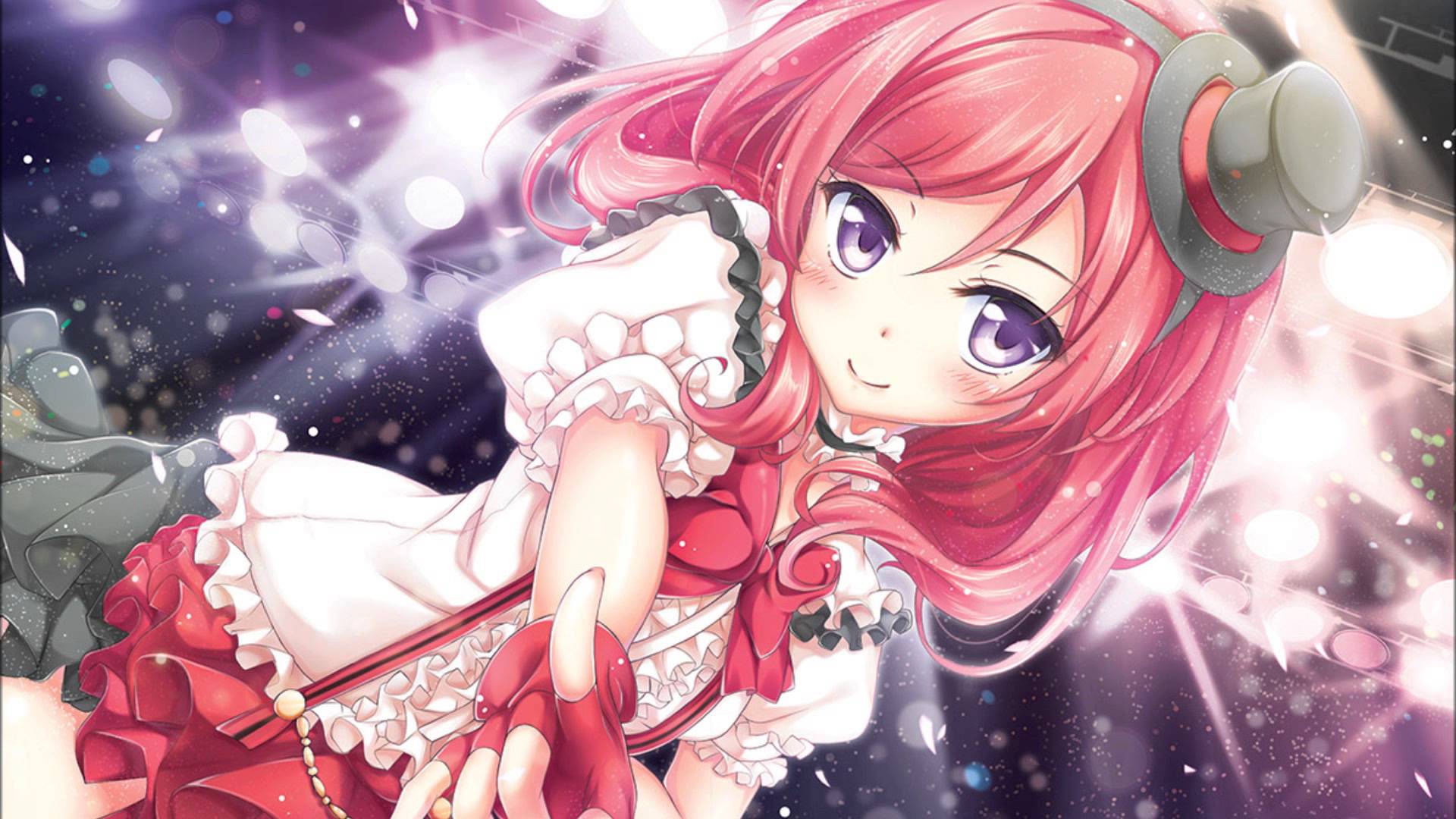 amore live wallpaper,cartone animato,anime,cg artwork,rosa,cielo