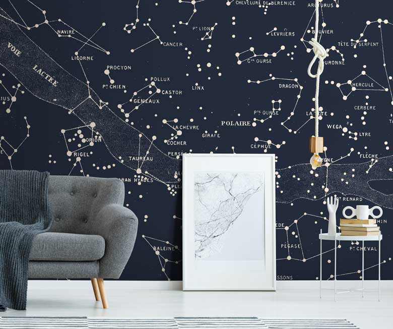 room wallpaper,wall,wallpaper,tree,room,constellation