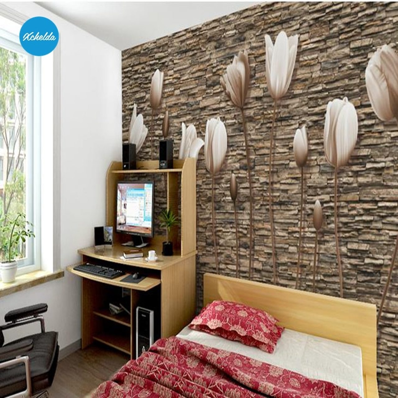 room wallpaper,wall,room,furniture,interior design,brick