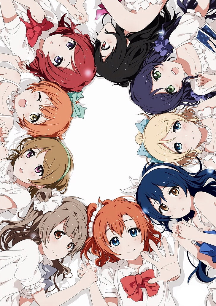 love live wallpaper,cartoon,anime,illustration,artwork,black hair