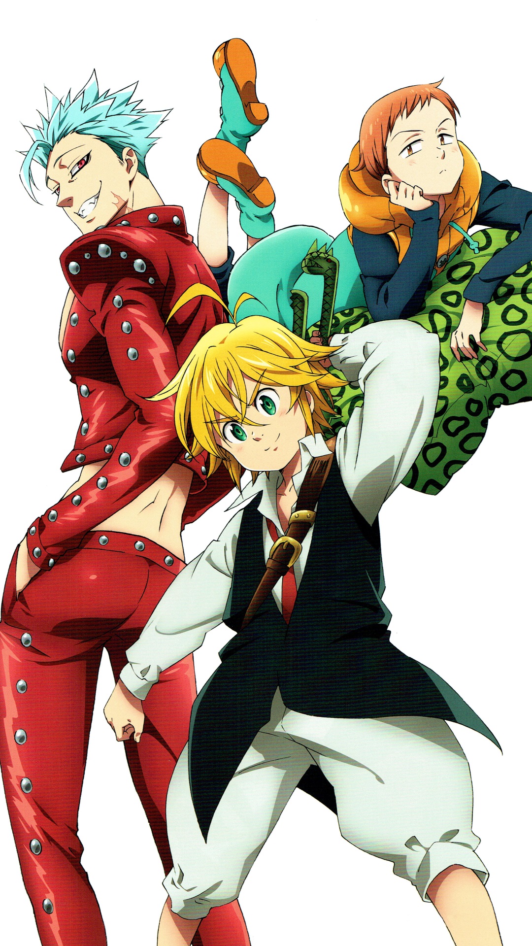 the seven deadly sins anime wallpaper,cartoon,anime,illustration,fictional character,animation