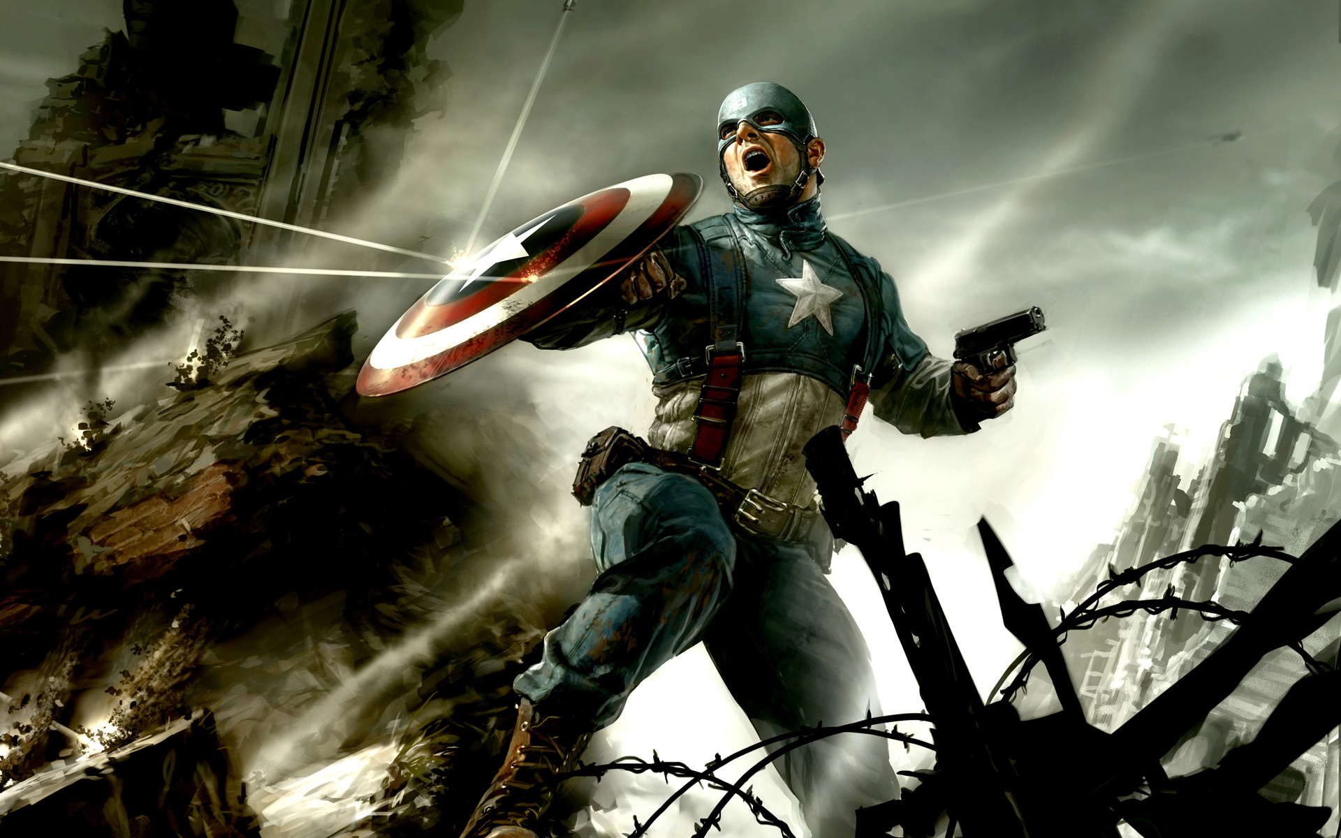captain america hd wallpaper download,action adventure game,pc game,fictional character,cg artwork,adventure game