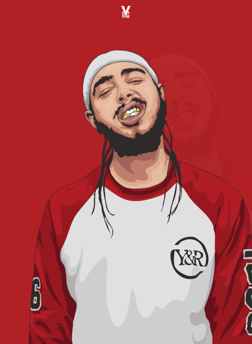 cartoon rapper wallpaper,red,cartoon,t shirt,illustration,facial hair