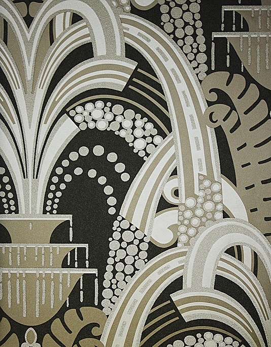 carta da parati in stile art deco,modello,architettura,design,arco,bianco e nero