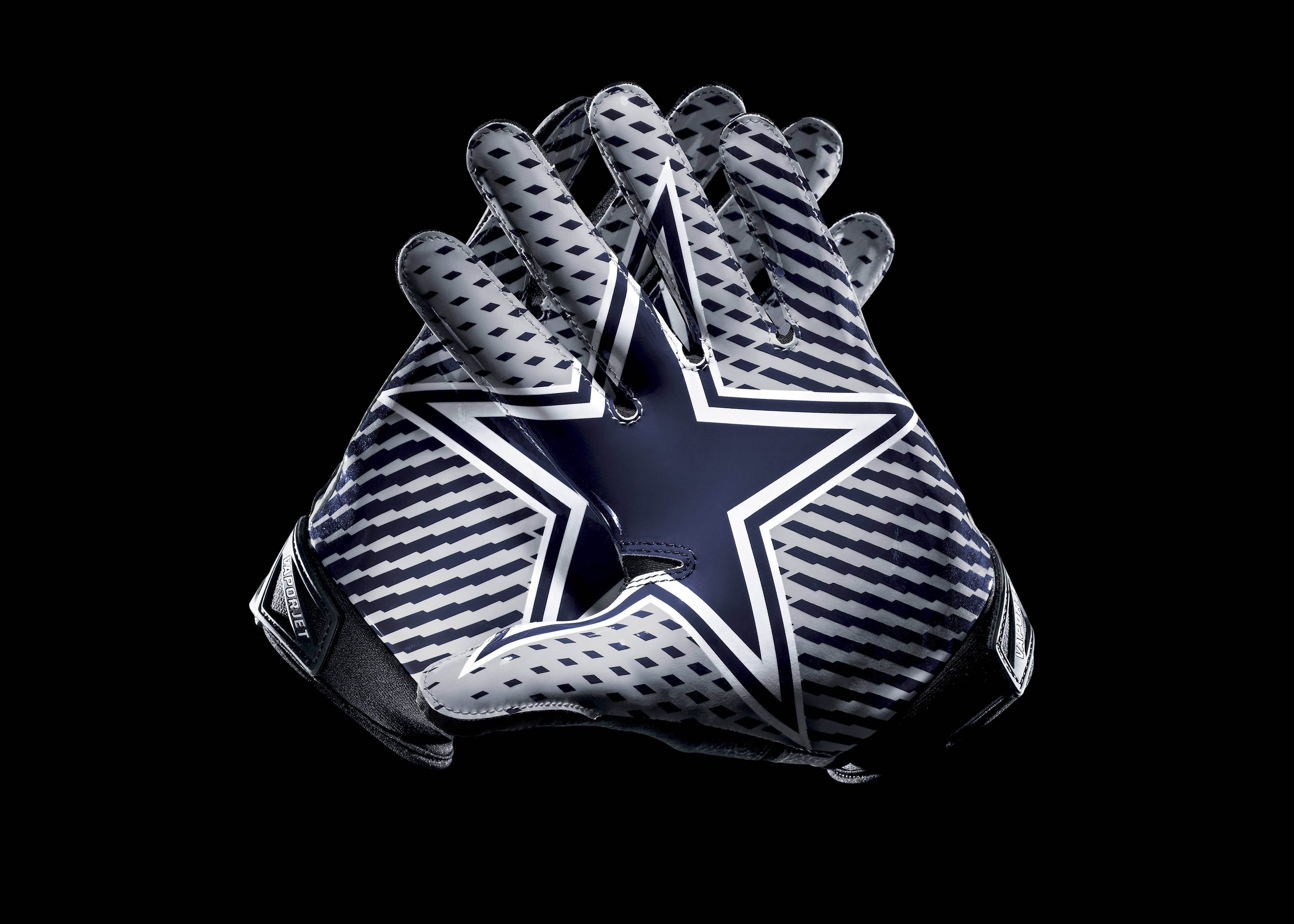 free cowboys wallpaper download,black,glove,sports gear,logo,font