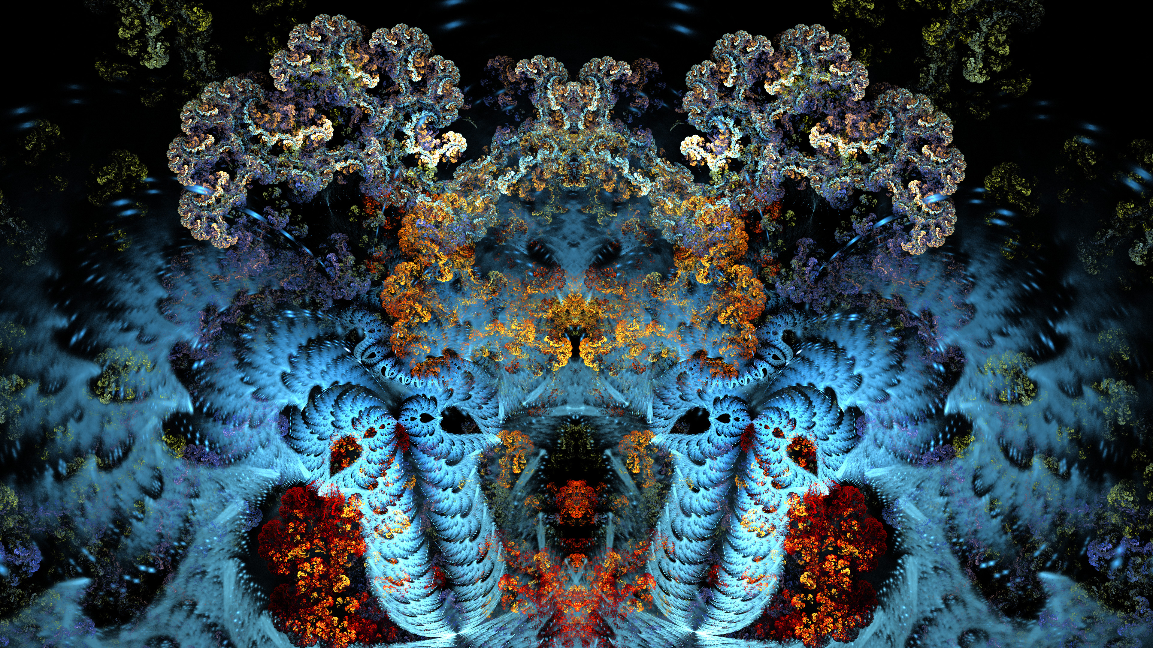 fond d'écran interactivo,art fractal,symétrie,art psychédélique,art,modèle