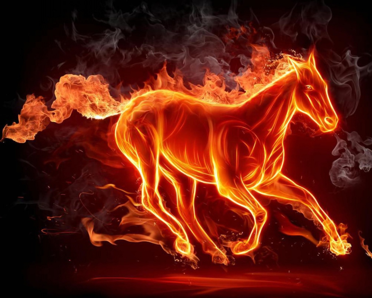 wallpaper que se mexem para pc,heat,flame,fire,horse,geological phenomenon