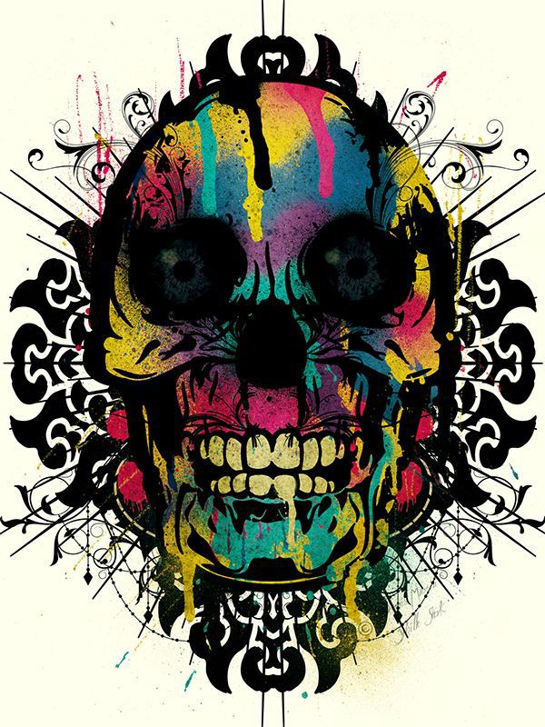 wallpapers animados para celular,illustration,skull,graphic design,art,bone