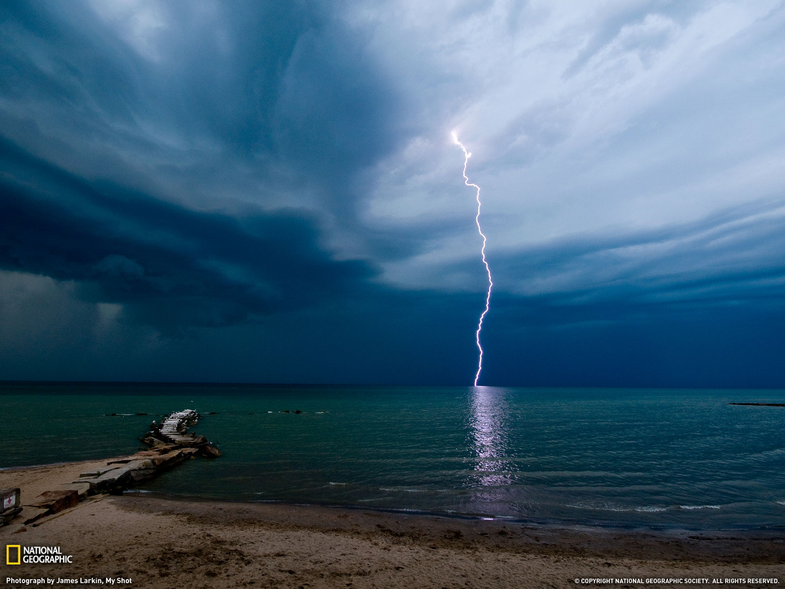 national geographic wallpaper hd,sky,nature,lightning,thunderstorm,sea