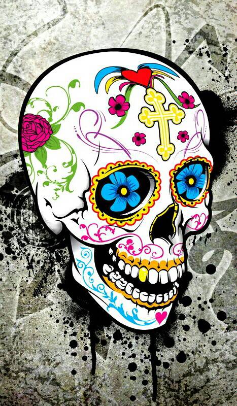 caveira mexicana wallpaper,skull,head,bone,illustration,street art