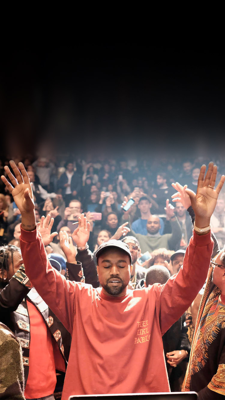 kanye notification wallpaper,people,product,crowd,event,performance