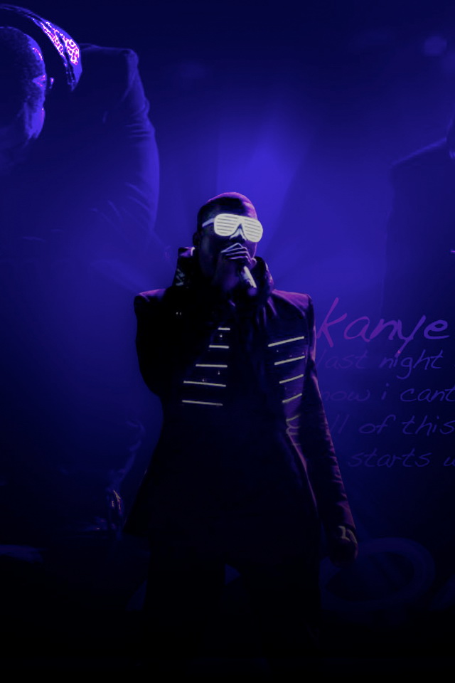 kanye iphone wallpaper,purple,violet,blue,performance,darkness