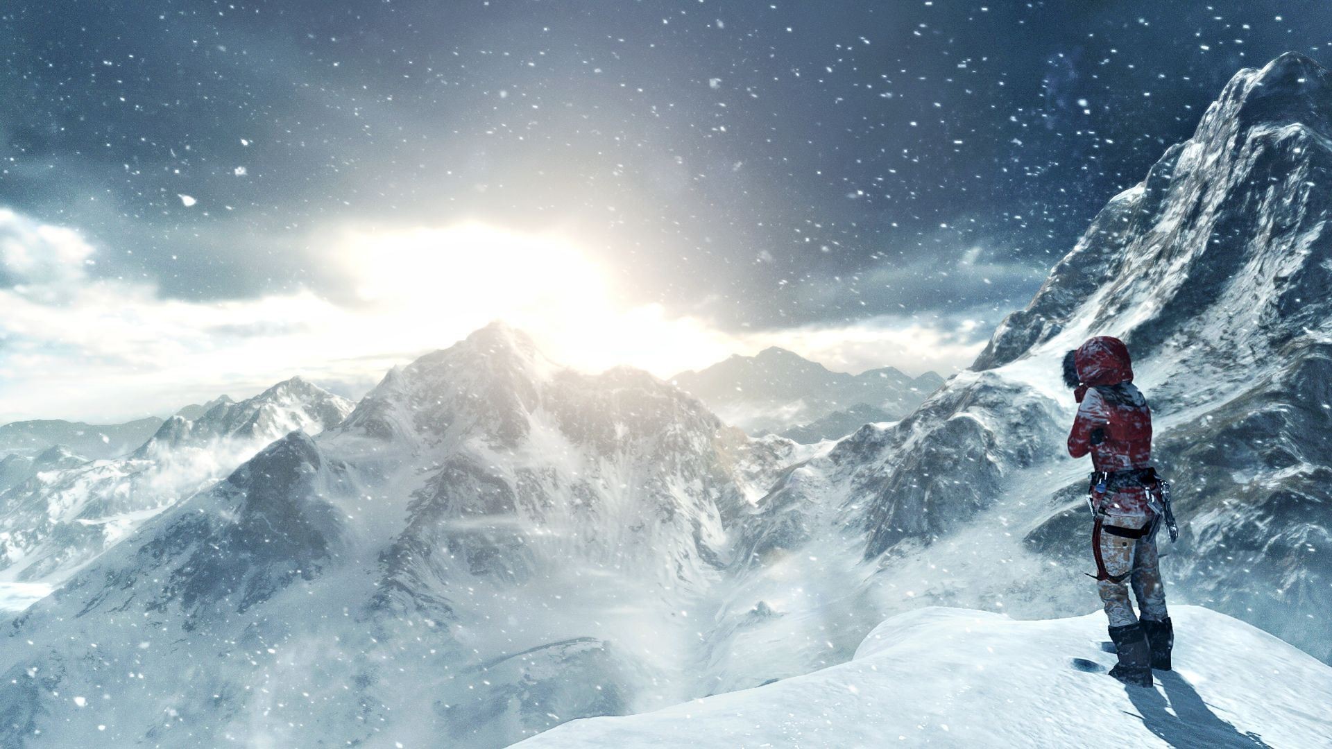 xbox one fond d'écran 1920x1080,montagne,alpinisme,neige,aventure,ciel