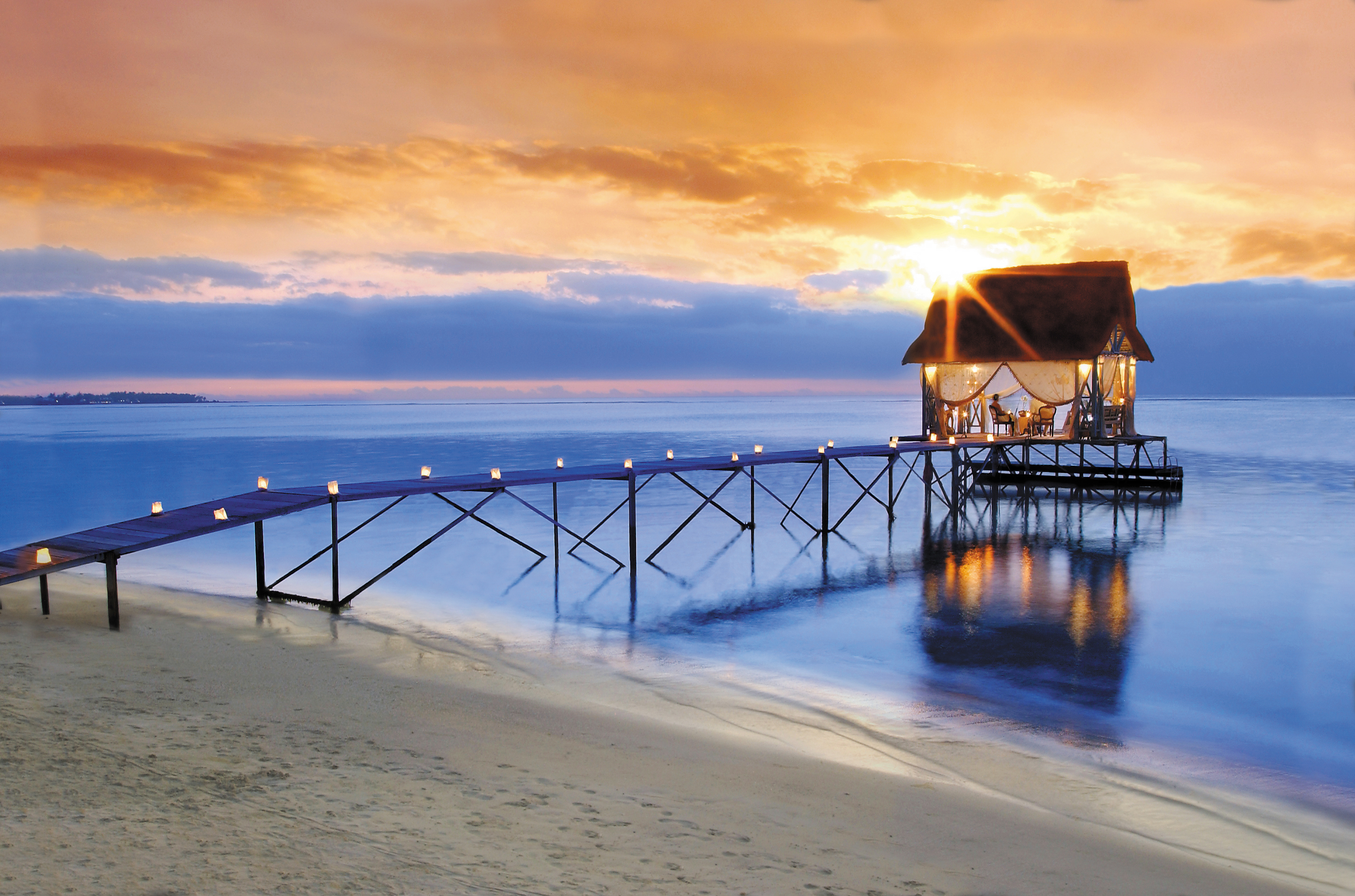 honeymoon wallpaper,sky,sea,pier,shore,ocean