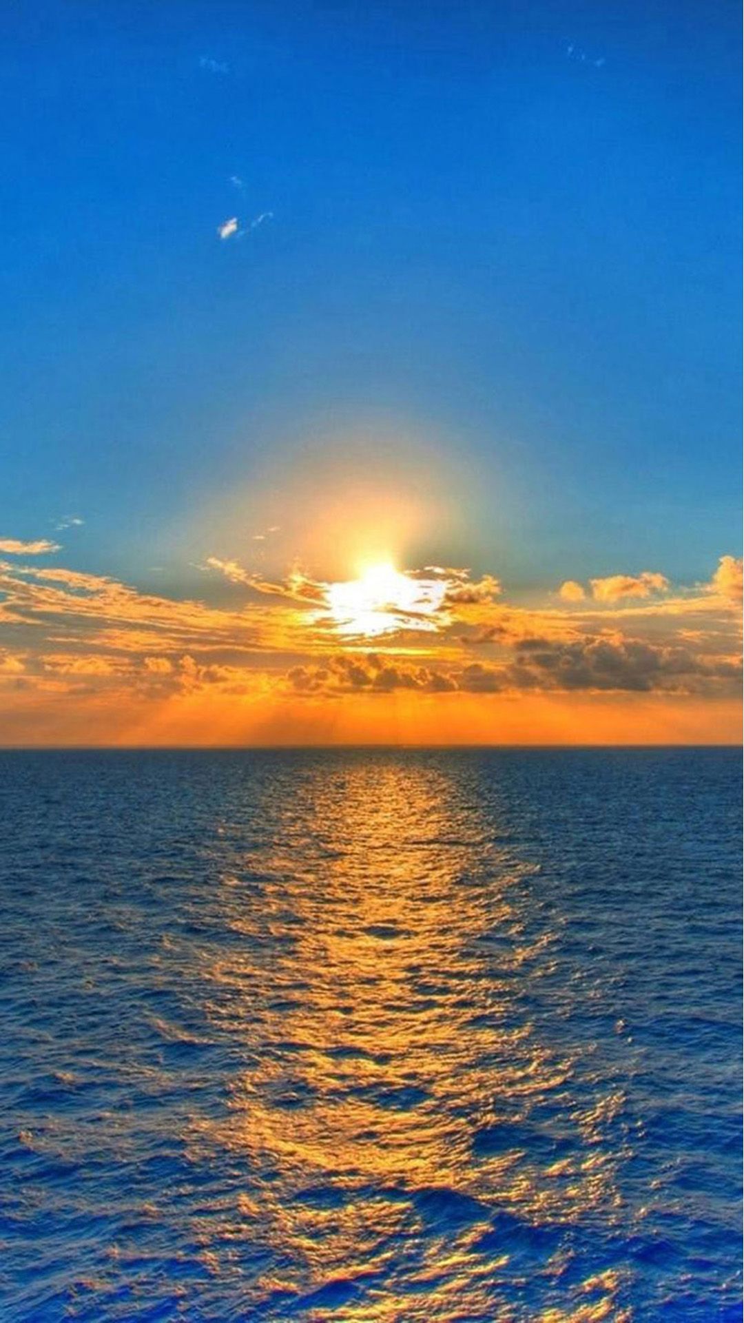 fond d'écran sunrise iphone,ciel,horizon,mer,océan,lever du soleil
