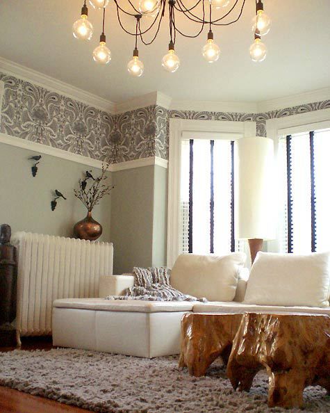 half wallpaper half paint ideas,room,ceiling,interior design,furniture,wall