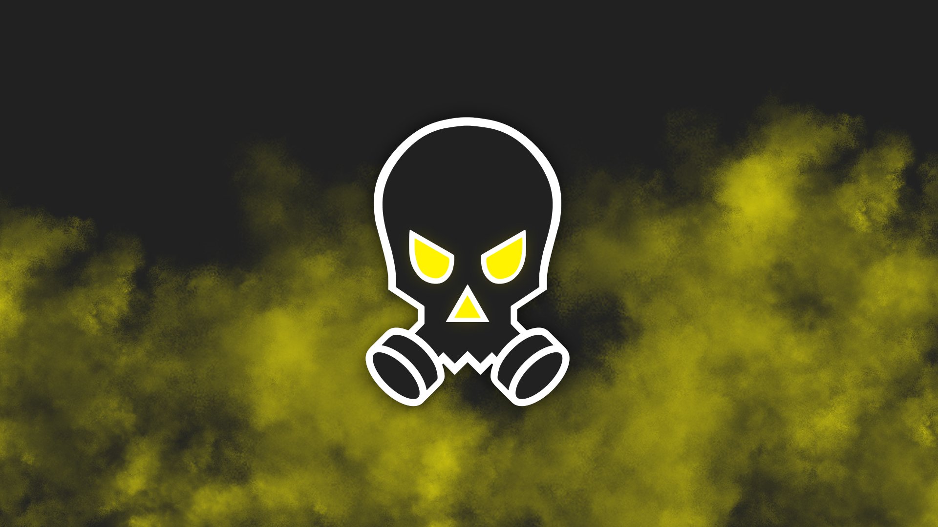 rainbow six siege smoke wallpaper,yellow,animation,logo,headgear,graphic design