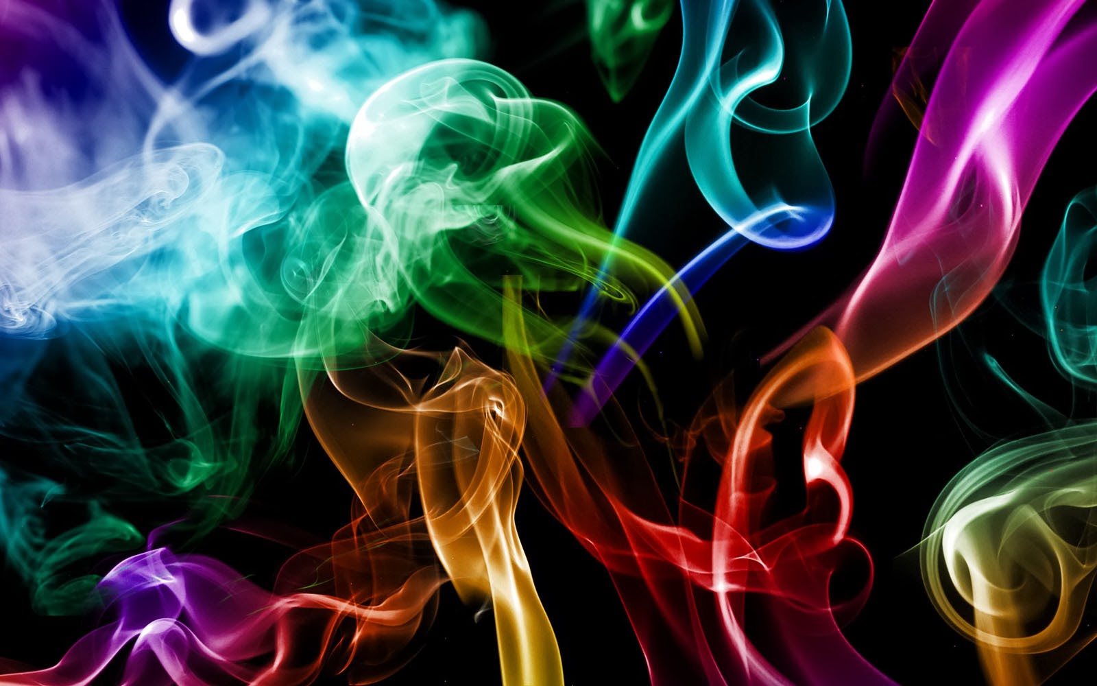 虹の煙の壁紙,煙,光,青い,紫の,グラフィックデザイン