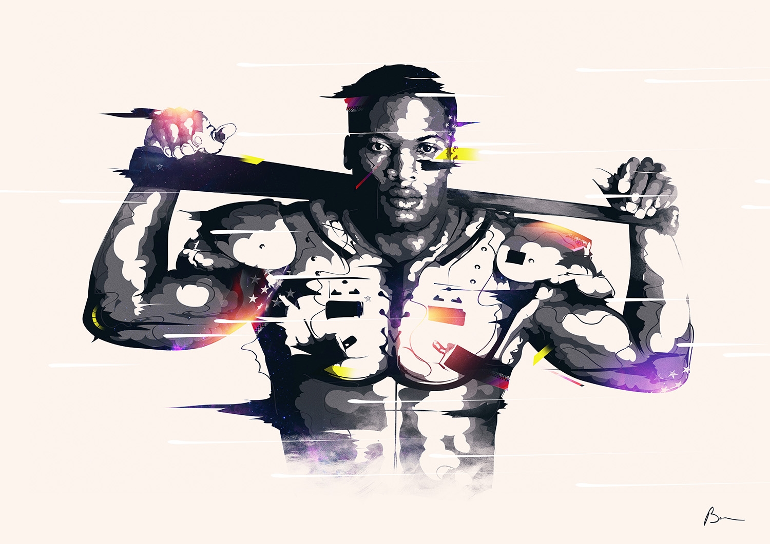 bo jackson tapete,grafikdesign,illustration,kunst,fotografie,grafik