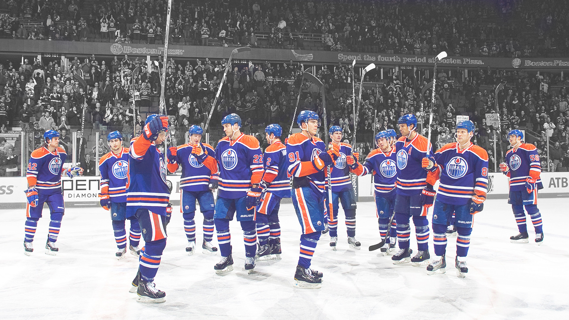 oilers wallpaper,sports,bandy,ice hockey,team sport,ice hockey equipment