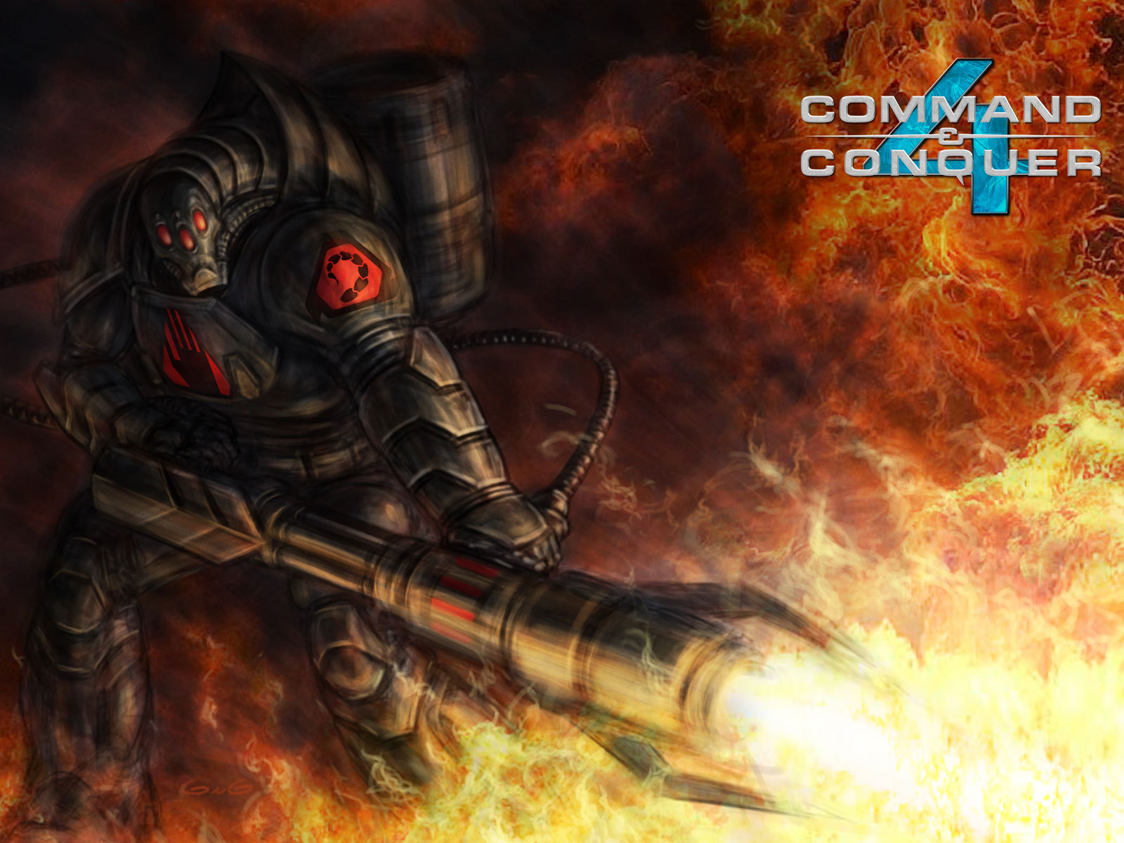 command and conquer wallpaper,action adventure game,demon,cg artwork,adventure game,fictional character