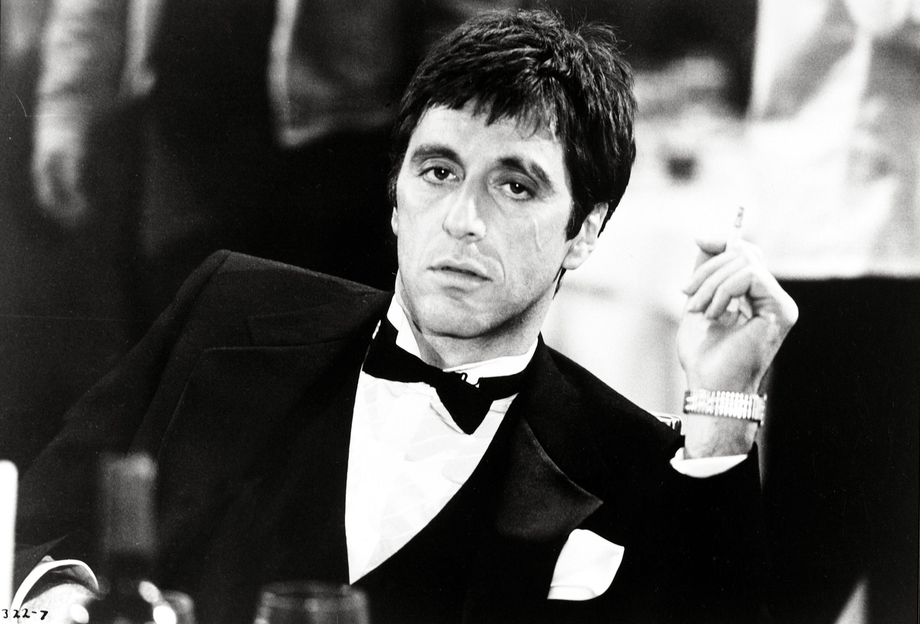 scarface wallpaper hd,photograph,black and white,suit,photography,formal wear