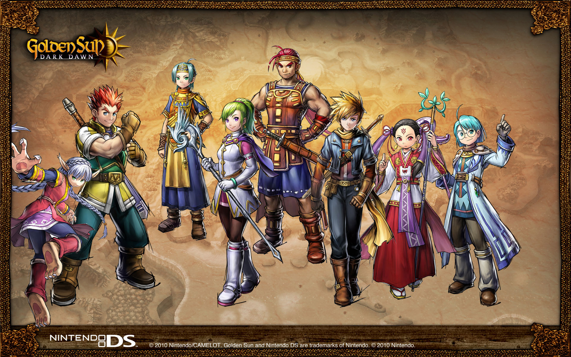 golden sun wallpaper,pc game,adventure game,conquistador,games,strategy video game