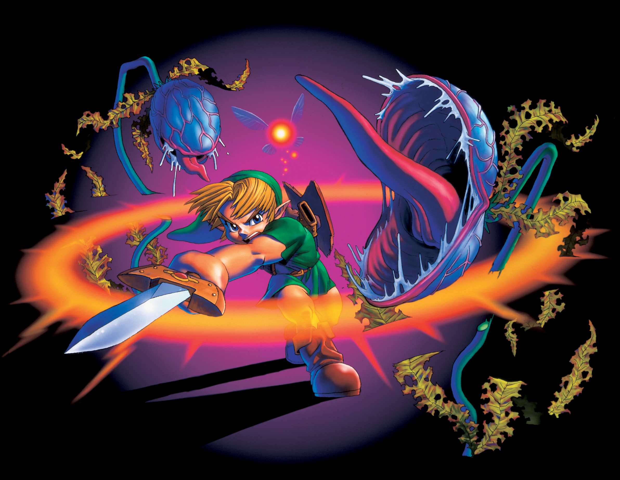 ocarina of time wallpaper,fictional character,illustration,cg artwork,graphic design,graphics