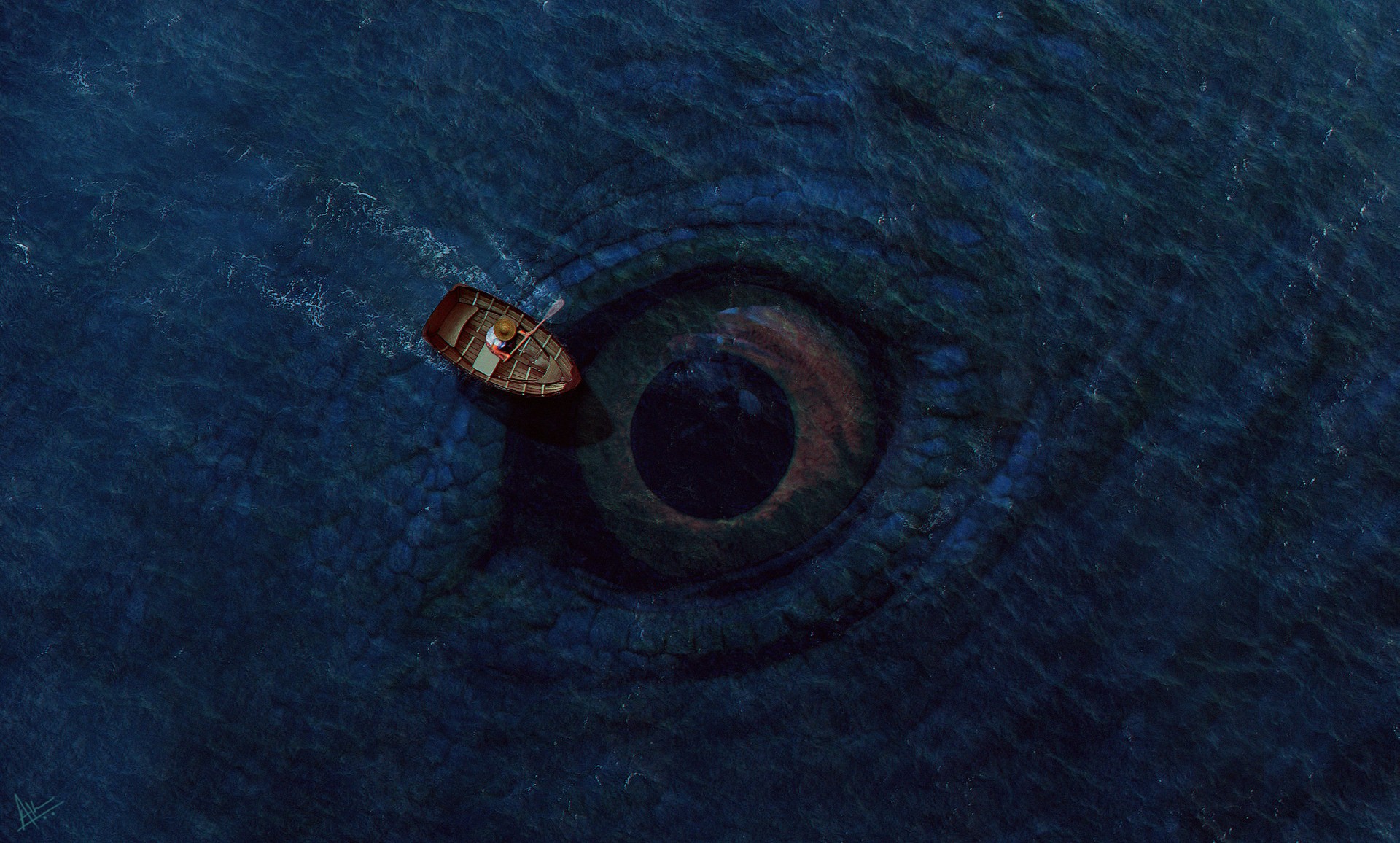 fondos de pantalla de criaturas marinas,azul,ojo,mezclilla,botón,espacio