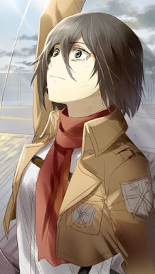 shingeki no kyojin wallpaper android,cartoon,anime,hairstyle,brown hair,long hair