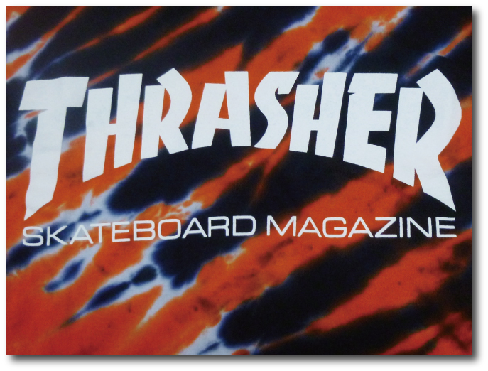 thrasher magazine wallpaper,orange,poster,font,room,geological phenomenon